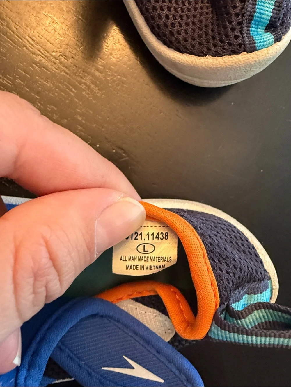 Speedo Kids Blue and Orange Water Shoes